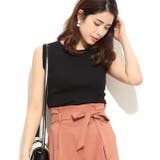 ブラック(01) | アイレットリブノースリーブプルオーバー | VIS 