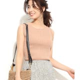 ベージュ(27) | アイレットリブノースリーブプルオーバー | VIS 