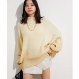 サイドカット箔ニットプルオーバー | VIS  | 詳細画像12 