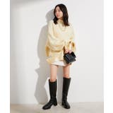 サイドカット箔ニットプルオーバー | VIS  | 詳細画像15 