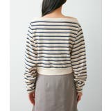 マルチボーダーオフショルトップス | VIS  | 詳細画像12 