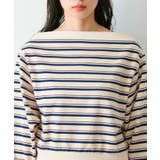 マルチボーダーオフショルトップス | VIS  | 詳細画像13 