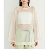 ショルダーラインシアーニットプルオーバー | VIS | 詳細画像19