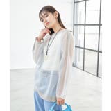 ショルダーラインシアーニットプルオーバー | VIS | 詳細画像2