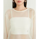 ショルダーラインシアーニットプルオーバー | VIS | 詳細画像22