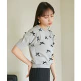 リボンハーフスリーブサマーニット | VIS | 詳細画像12