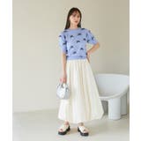 リボンハーフスリーブサマーニット | VIS | 詳細画像17