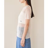 【洗える】裾スリットシアーニットプルオーバー | VIS | 詳細画像12