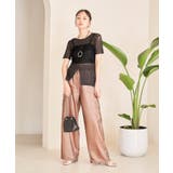 【洗える】裾スリットシアーニットプルオーバー | VIS | 詳細画像23