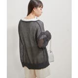 メッシュサマーニットトップス | VIS  | 詳細画像10 