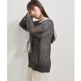 メッシュサマーニットトップス | VIS  | 詳細画像9 