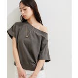 【洗える】ピグメント加工ワンショルプルオーバー | VIS | 詳細画像15