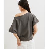 【洗える】ピグメント加工ワンショルプルオーバー | VIS | 詳細画像17