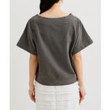 【洗える】ピグメント加工ワンショルプルオーバー | VIS | 詳細画像24