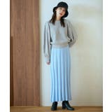 【洗える】ケーブルボリューム袖ニットプルオーバー【sustainable】 | VIS | 詳細画像16