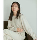【洗える】ケーブルボリューム袖ニットプルオーバー【sustainable】 | VIS | 詳細画像5