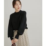【吸湿発熱・エコベロ】バックパール釦ハイネックニット【sustainable】 | VIS | 詳細画像14