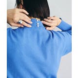 【吸湿発熱・エコベロ】バックパール釦ハイネックニット【sustainable】 | VIS | 詳細画像29