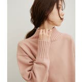 【洗える】ボーダー＆無地バックスリットニット【sustainable】 | VIS  | 詳細画像19 