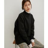 【洗える】ボーダー＆無地バックスリットニット【sustainable】 | VIS  | 詳細画像22 