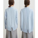 【洗える】ボーダー＆無地バックスリットニット【sustainable】 | VIS  | 詳細画像29 