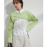 レイヤードニットプルオーバー | VIS | 詳細画像2