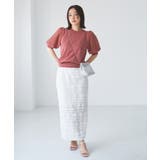 【夏トップス総選挙/お気に入り登録No.1】袖シアードッキングニット | VIS | 詳細画像12