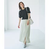 【夏トップス総選挙/お気に入り登録No.1】袖シアードッキングニット | VIS | 詳細画像15