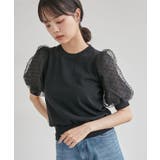 【夏トップス総選挙/お気に入り登録No.1】袖シアードッキングニット | VIS | 詳細画像6