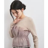 旬なレイヤードスタイルが叶う！ライトニットビスチェドッキングプルオーバー | VIS  | 詳細画像14 