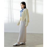 深Vネックミックスニットプルオーバー | VIS  | 詳細画像3 