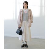 深Vネックミックスニットプルオーバー | VIS  | 詳細画像6 