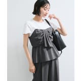 【新色追加】【美easy】ねじりリボンTシャツドッキングプルオーバー【接触冷感 … | VIS | 詳細画像11