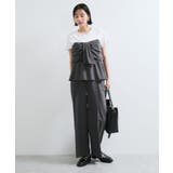 【新色追加】【美easy】ねじりリボンTシャツドッキングプルオーバー【接触冷感 … | VIS | 詳細画像14