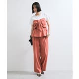 【新色追加】【美easy】ねじりリボンTシャツドッキングプルオーバー【接触冷感 … | VIS | 詳細画像19