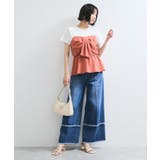 【新色追加】【美easy】ねじりリボンTシャツドッキングプルオーバー【接触冷感 … | VIS | 詳細画像21