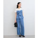 【新色追加】【美easy】ねじりリボンTシャツドッキングプルオーバー【接触冷感 … | VIS | 詳細画像31