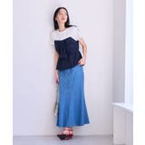 【新色追加】【美easy】ねじりリボンTシャツドッキングプルオーバー【接触冷感 … | VIS | 詳細画像5