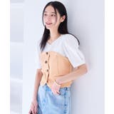釦ビスチェTシャツドッキングプルオーバー | VIS | 詳細画像11