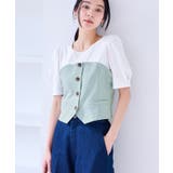 釦ビスチェTシャツドッキングプルオーバー | VIS | 詳細画像19