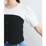 釦ビスチェTシャツドッキングプルオーバー | VIS | 詳細画像24