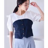 釦ビスチェTシャツドッキングプルオーバー | VIS | 詳細画像5