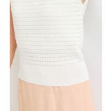 スキッパーフレンチスリーブアイレットニット | VIS | 詳細画像18