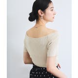 ワイドスクエアネックニット | VIS | 詳細画像10