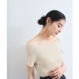 ワイドスクエアネックニット | VIS | 詳細画像11