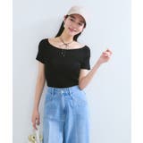 ワイドスクエアネックニット | VIS | 詳細画像13