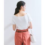 ワイドスクエアネックニット | VIS | 詳細画像18