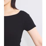 ワイドスクエアネックニット | VIS | 詳細画像25