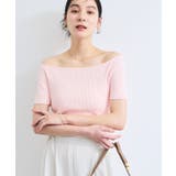 ワイドスクエアネックニット | VIS | 詳細画像8