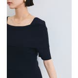 【アンチピリング/UVケア/洗える】オフショルハーフスリーブニット | VIS  | 詳細画像31 